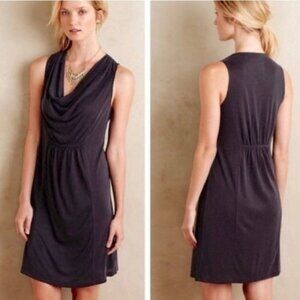 Maeve By Anthropologie Cara Cowl Neck Sleeveless Dress Size Medium